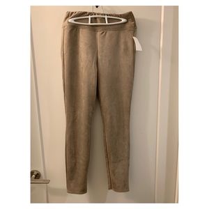 *2/$15* NWT Gap Faux-Suede Leggings